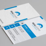 residential property consultant name card design 3