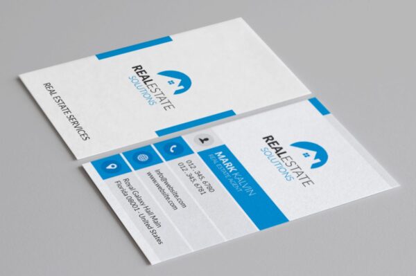 residential property consultant name card design 3