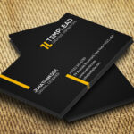 sleek minimalist name card design 1