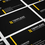 sleek minimalist name card design 3