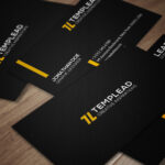 sleek minimalist name card design 4