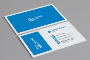 success journey name card design 1