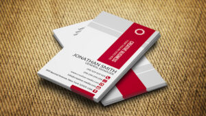 understated business charm name card design 1