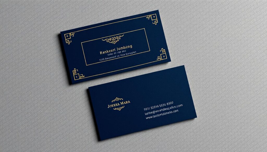 business card design